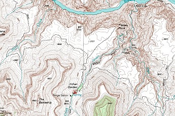 Plateau-Point-and-Horn-Canyon-trails-map