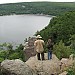 Devils Lake WI 2009 Son and I, looking out
