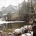 Our Camp on the east shore of Bear Lake,
Trinity Alps Camp
