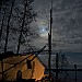 On Moosehead Lake,Maine Night Camping in the Winter