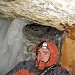 This is what I look like after spending a surprise night in a cave. stuck