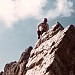 April 1977, yeas before this Seneca Rocks, WV classic climb fell to the ground. On top of the Gendarme