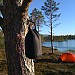 Here you can see the shower hanging from a branch, with my fantastic Hilleberg Soulo in the background... Pocket Shower