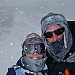 single digits and HIGH WINDS.. Tiptoeing with my baby