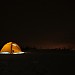It was silent and dark but my lovely tent was gleaming. NEMO tent