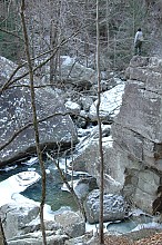 Andrew over the gorge
