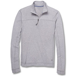 photo: Toad&Co Pacer Slim Long Sleeve Quarter Zip base layer top