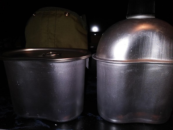 AB Canteen Cup Lid, Stainless Steel 