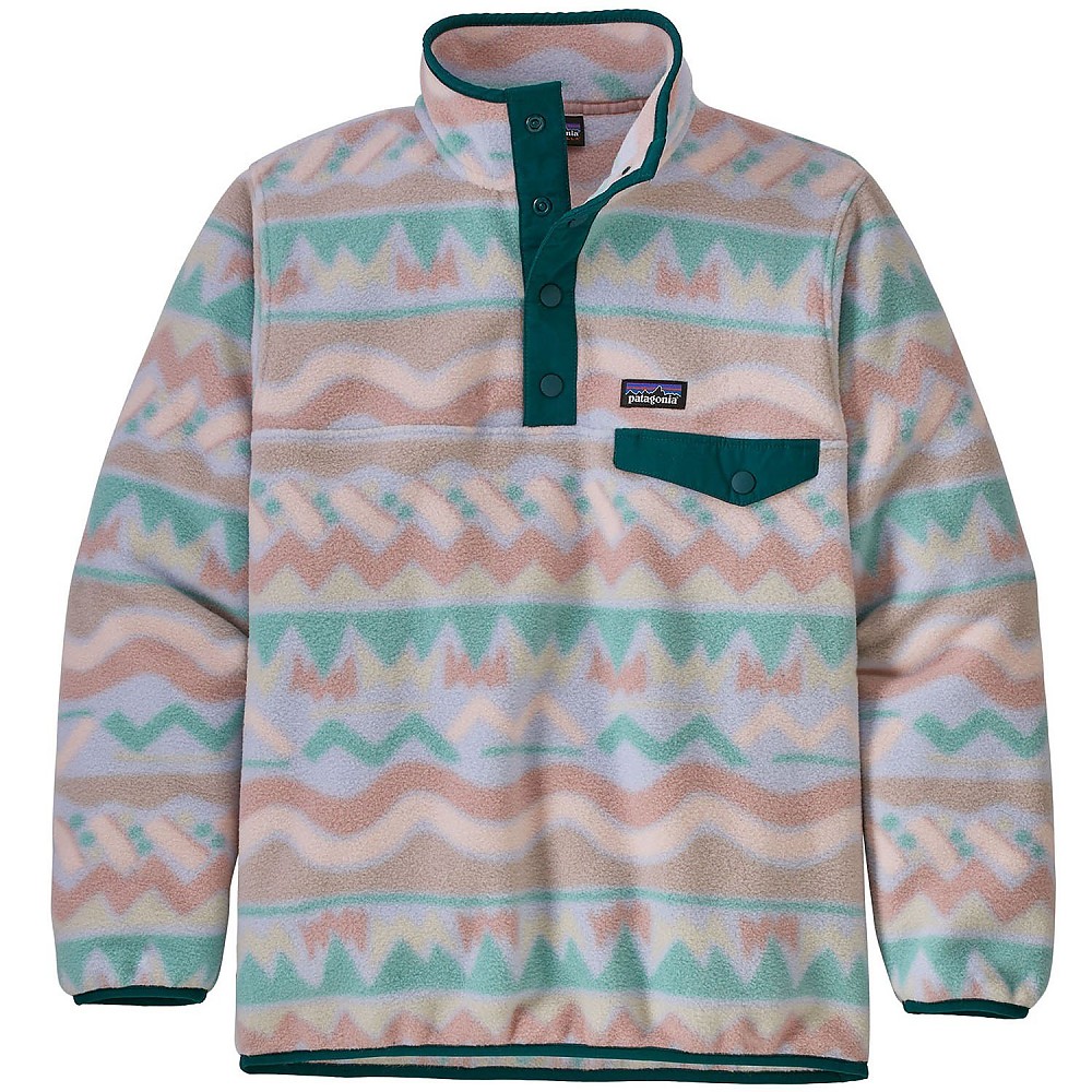 photo: Patagonia Girls' Lightweight Synchilla Snap-T Pullover fleece jacket