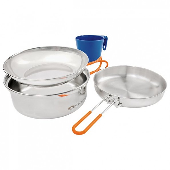 GSI Outdoors Glacier Stainless Steel Mess Kit
