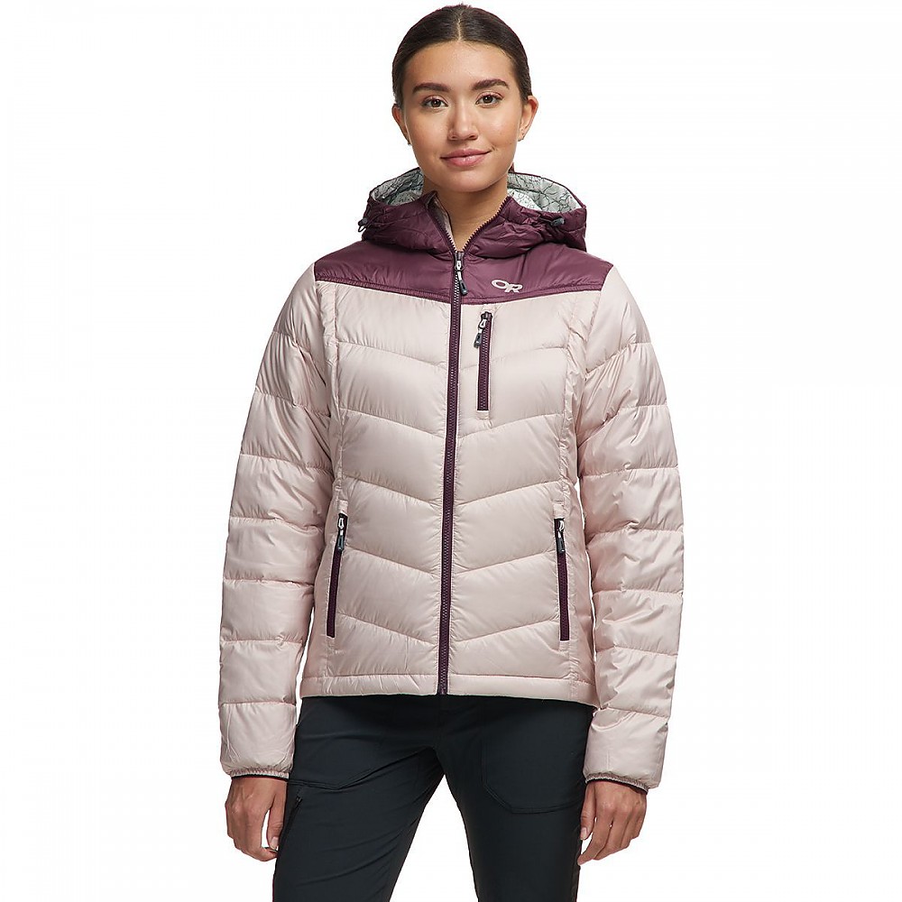 photo: Outdoor Research Women's Transcendent Down Hoody down insulated jacket