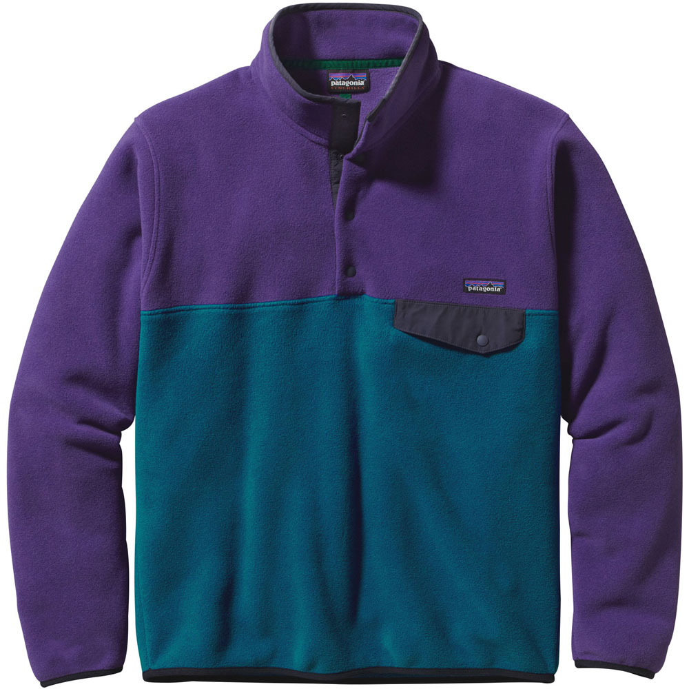 photo: Patagonia Men's Lightweight Synchilla Snap-T Pullover fleece jacket
