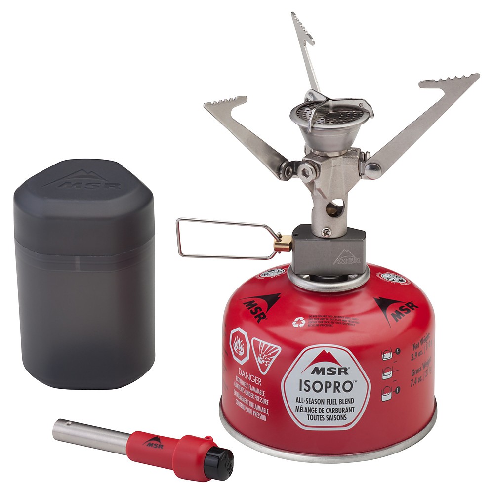 photo: MSR MicroRocket compressed fuel canister stove
