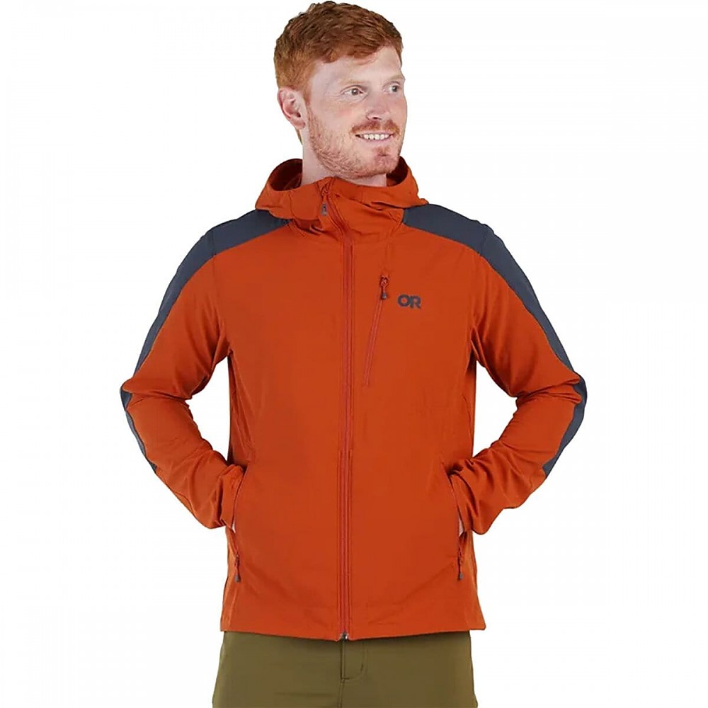 photo: Outdoor Research Ferrosi Hoodie soft shell jacket