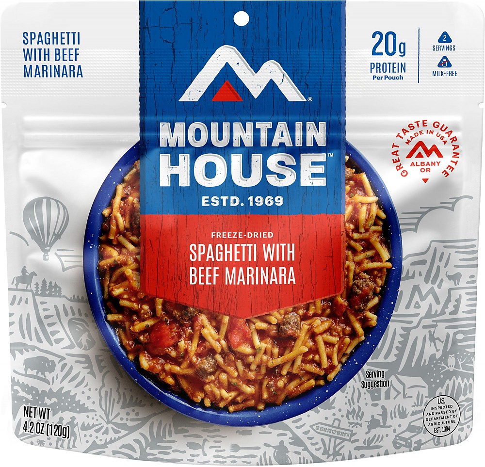 photo: Mountain House Spaghetti with Meat Sauce meat entrée