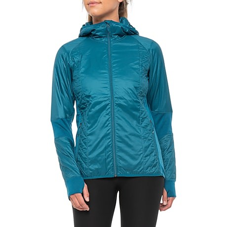 photo: Icebreaker Women's MerinoLOFT Helix Long Sleeve Zip Hood synthetic insulated jacket