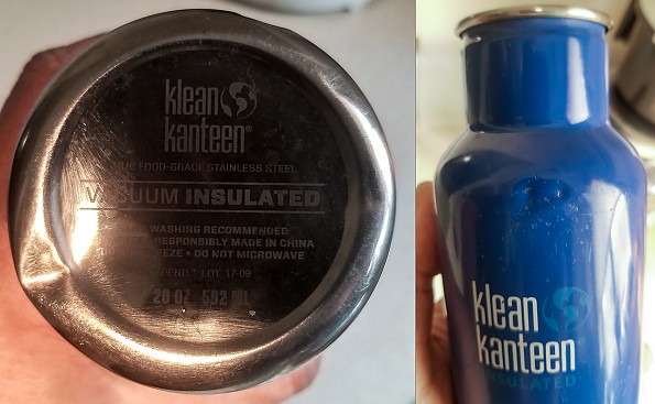 Klean Kanteen Insulated Classic 592 ml, brushed stainless