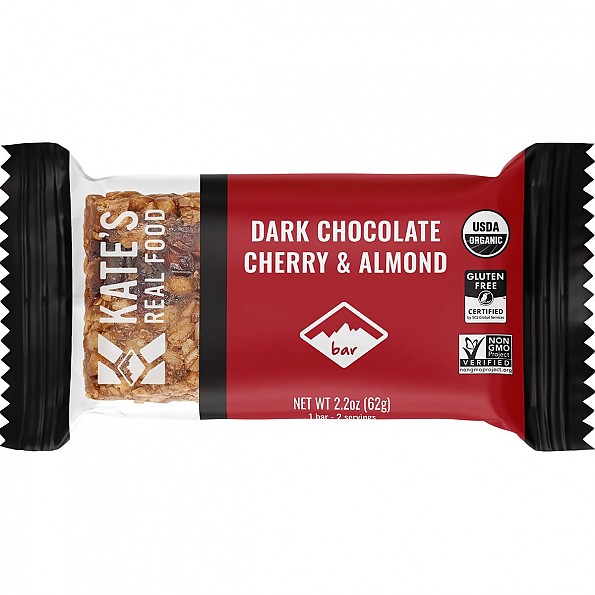 Kate's Real Food Dark Chocolate Cherry & Almond Handle Bar