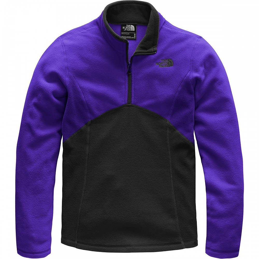 photo: The North Face Girls' Glacier 1/4 Zip fleece top