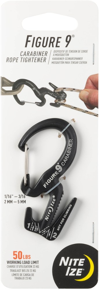 photo: Nite Ize Figure 9 Carabiner line tensioner/clip