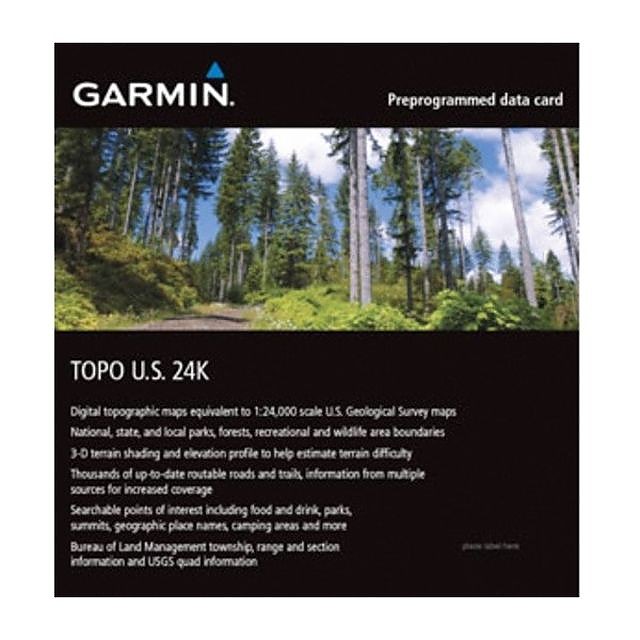 photo: Garmin Topo US 24K West us pacific states map application