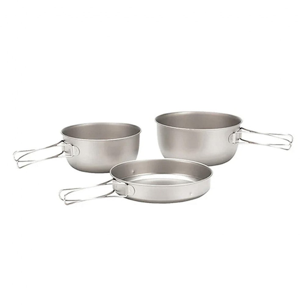 photo: Snow Peak Titanium Cookset, 3 Piece cookware