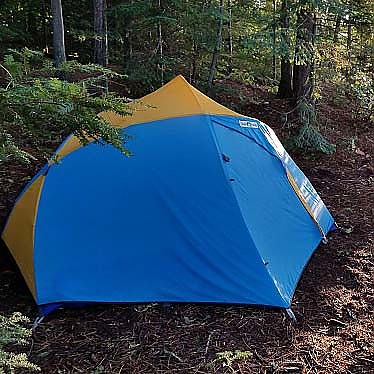 Sierra Designs Lookout Size 3-Person Camping Convertible Dome Blue Tent 