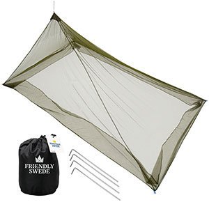 photo: The Friendly Swede Mosquito Net Single bug shelter
