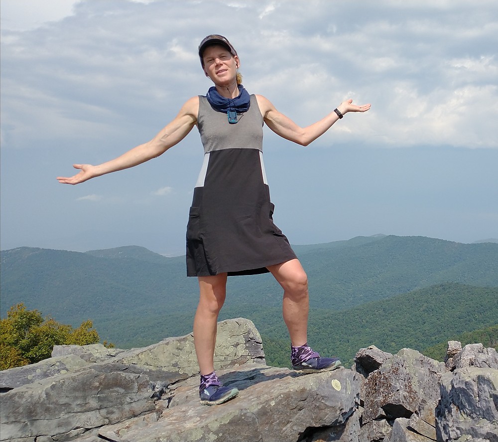 photo: Purple Rain Adventure Dress hiking skirt