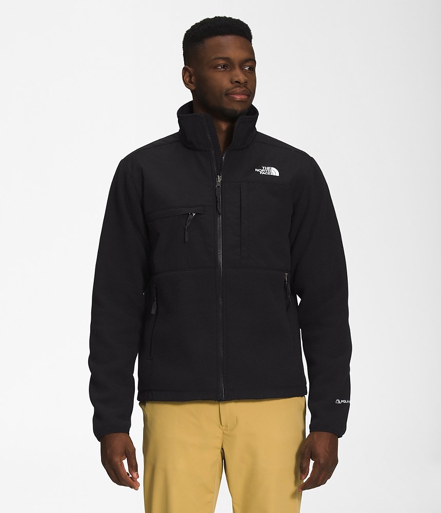 north face mens hooded denali jacket