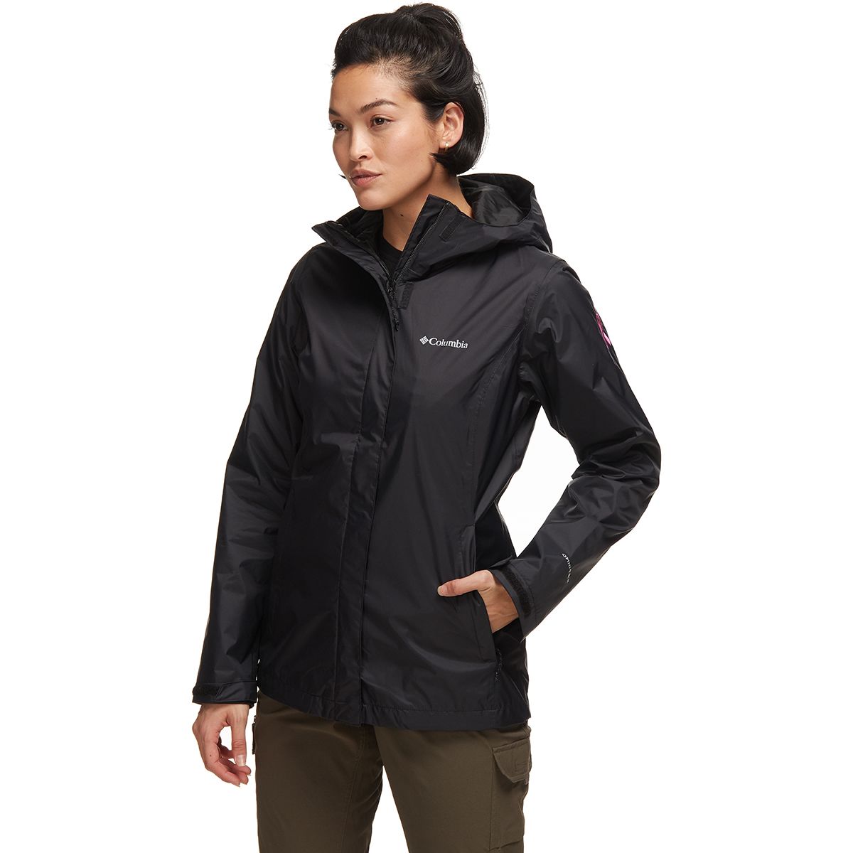 photo: Columbia Tested Tough in Pink Rain Jacket II waterproof jacket