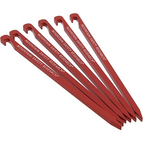 Ultralight tent outlet stakes