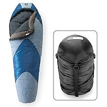 photo: REI Shasta +15 3-season synthetic sleeping bag