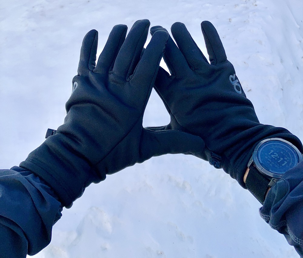 photo: Outdoor Research Backstop Sensor Windpro Gloves fleece glove/mitten