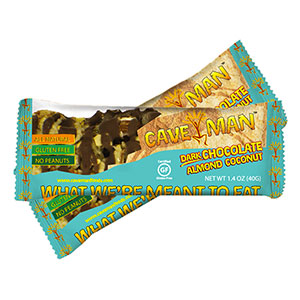 photo: Cave Man Dark Chocolate Almond Coconut Bar nutrition bar