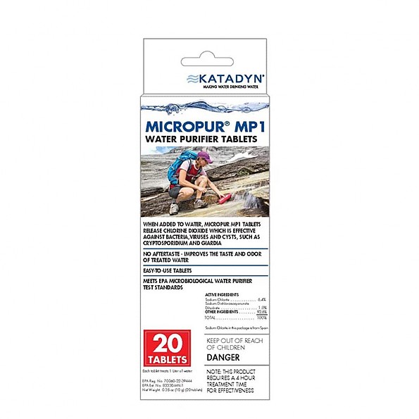 Katadyn Micropur MP1 Purification Tablets
