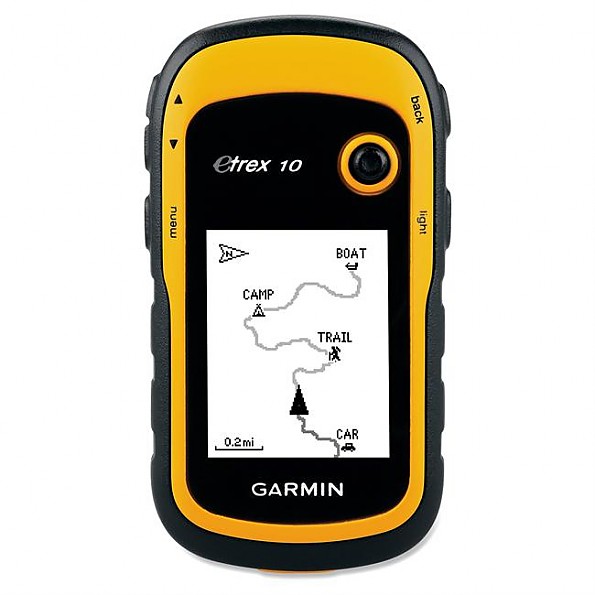 photo of a handheld gps receiver