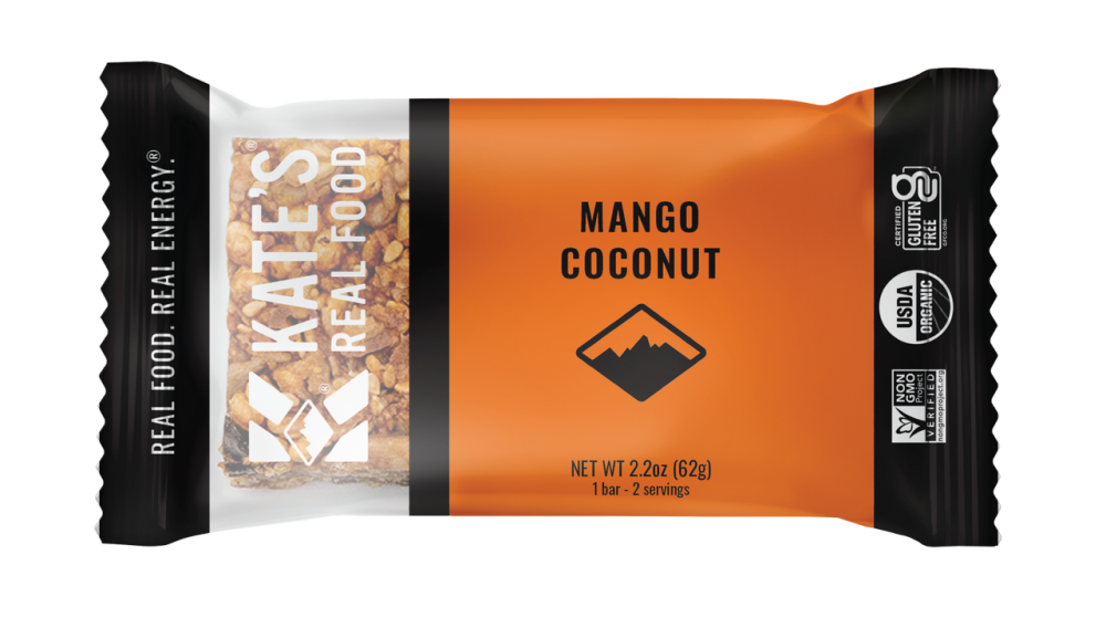 photo: Kate's Real Food Mango Coconut Tiki Bar nutrition bar