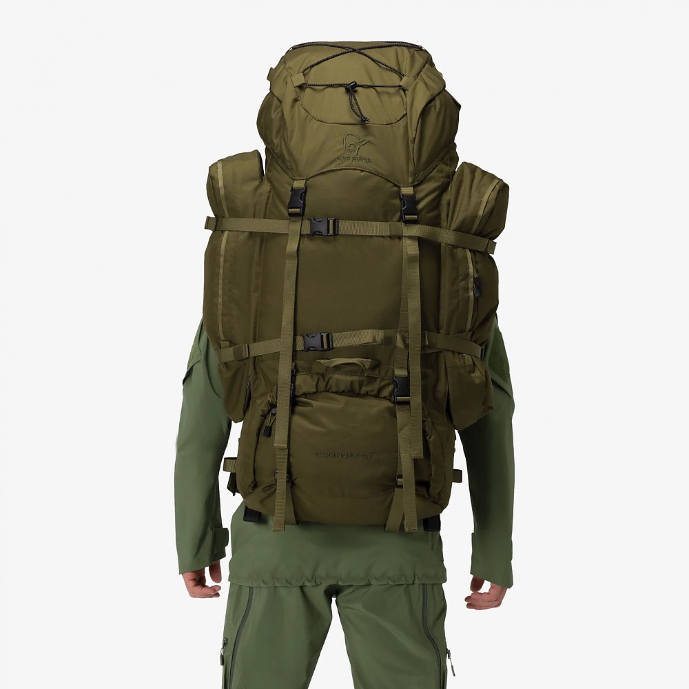 photo: Norrona Recon 125L synkroflex Pack external frame backpack