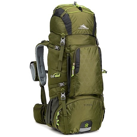 photo: High Sierra Titan 55 external frame backpack