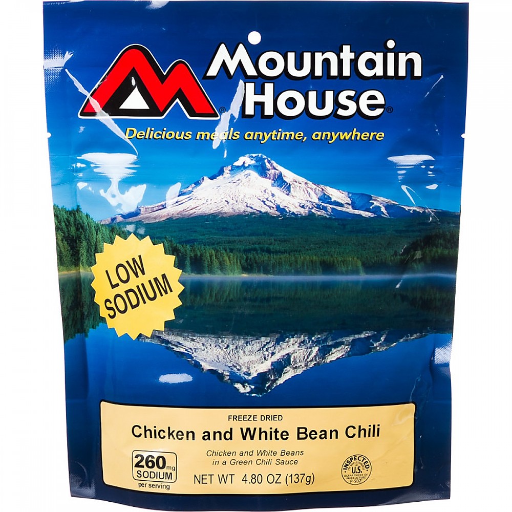 photo: Mountain House Chicken and White Bean Chili meat entrée
