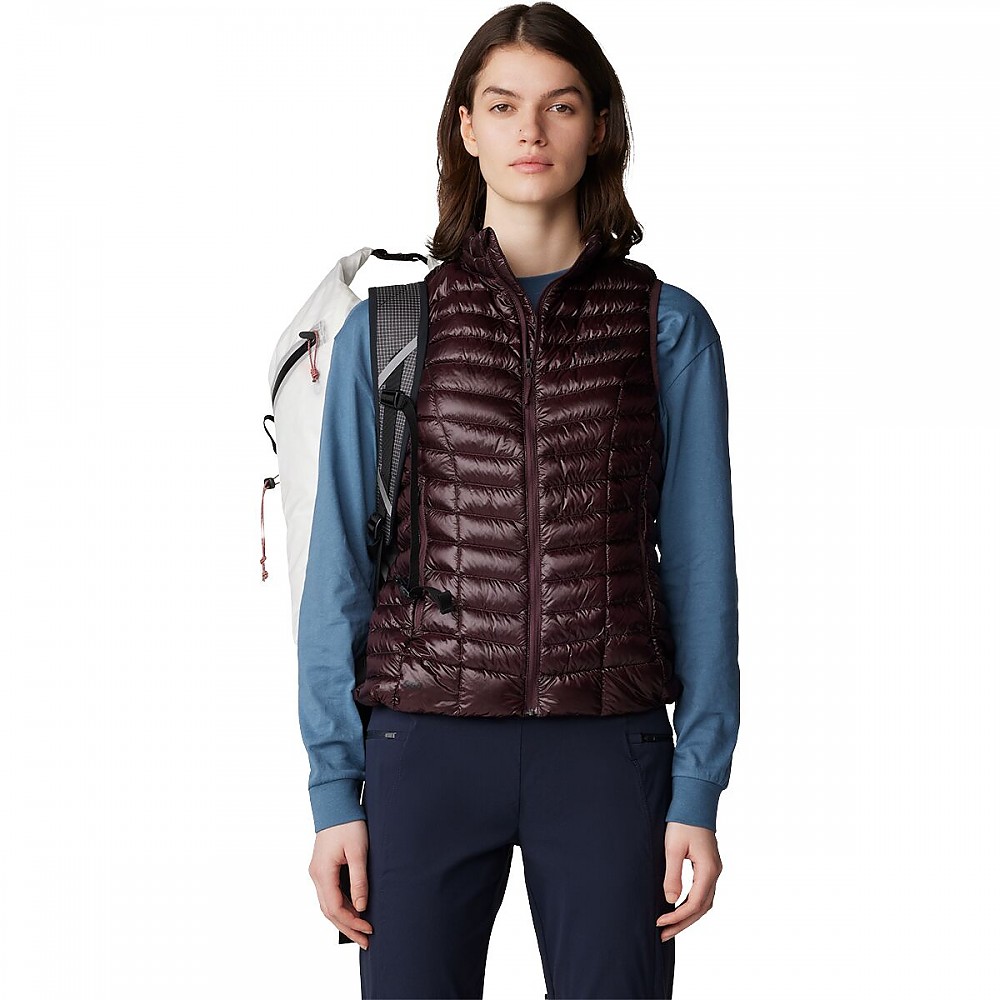 photo: Mountain Hardwear Women's Ghost Whisperer Vest down insulated vest