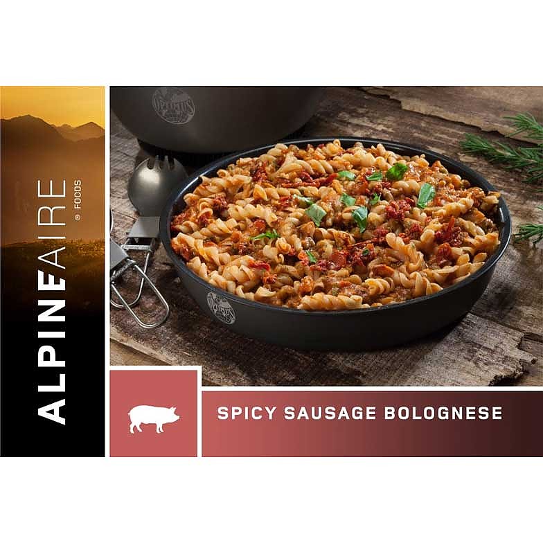 photo: AlpineAire Spicy Sausage Bolognese meat entrée