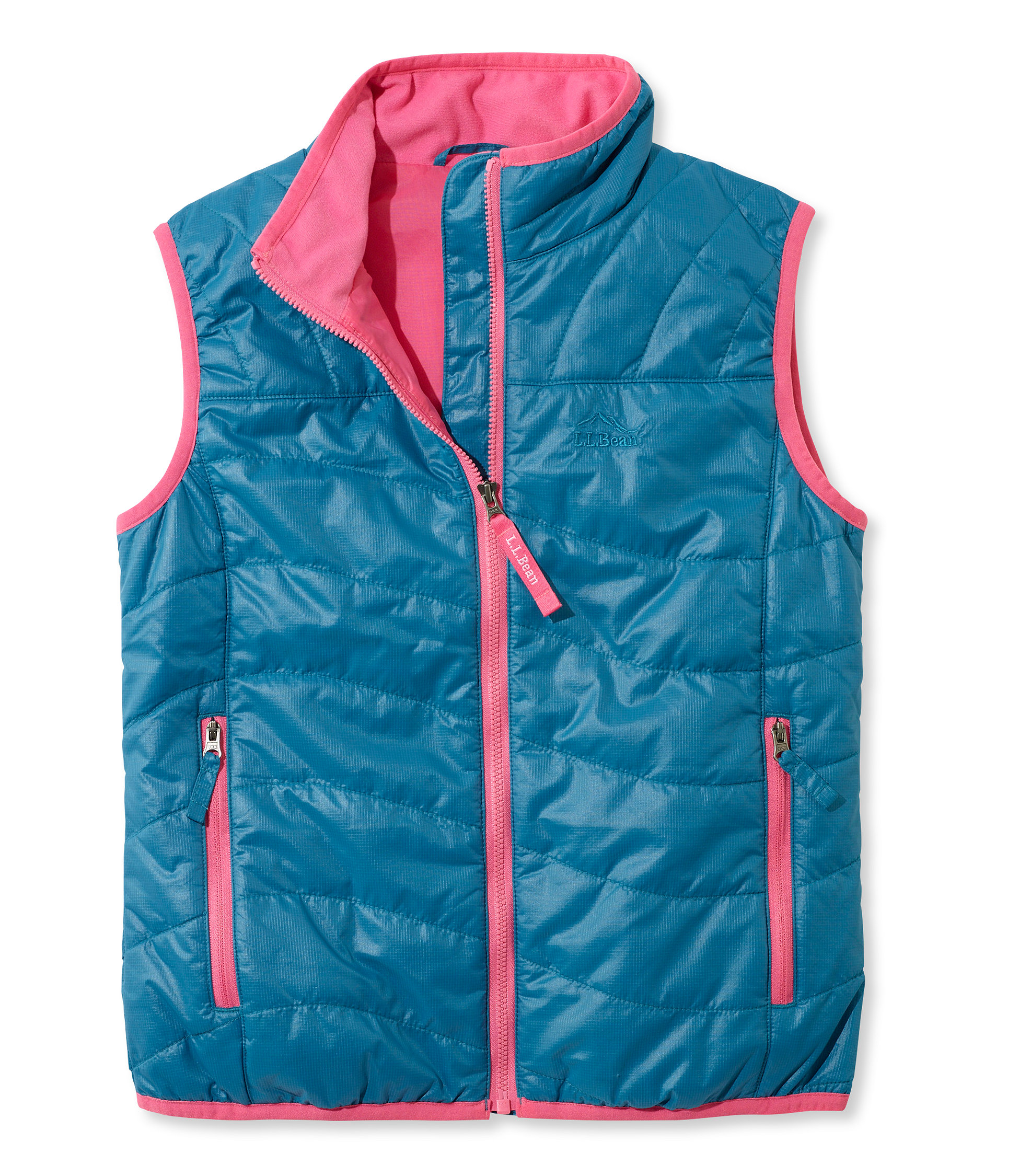 photo: L.L.Bean Girls' Puff-N-Stuff Vest synthetic insulated vest