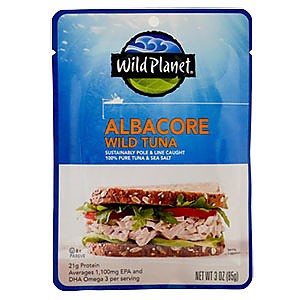 photo:   Wild Planet Albacore Wild Tuna meat entrée