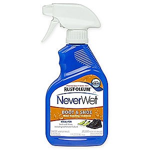 photo:   Rust-Oleum NeverWet Boot & Shoe Water Repelling Treatment footwear cleaner/treatment