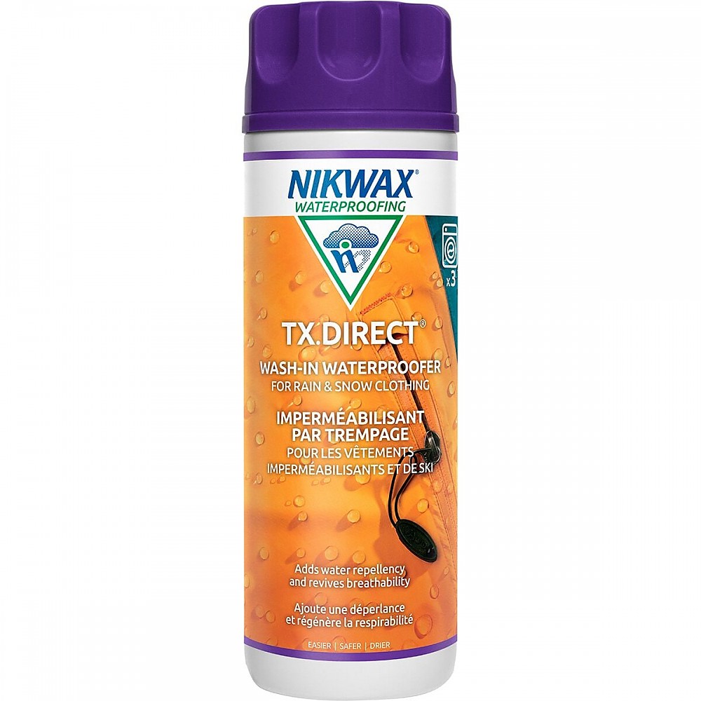 photo: Nikwax TX.Direct Wash-In fabric cleaner/treatment