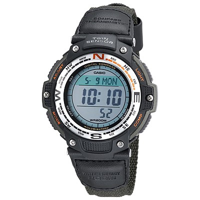 Casio digital compass clearance watch