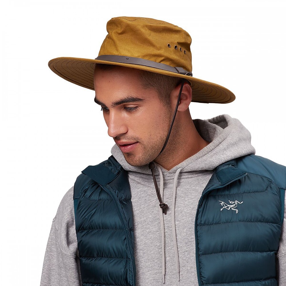 photo: Filson Tin Cloth Bush Hat rain hat