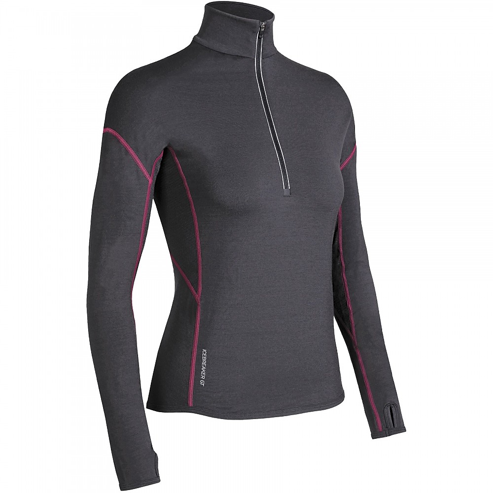 photo: Icebreaker Women's GT 200 L/S Chase Zip base layer top